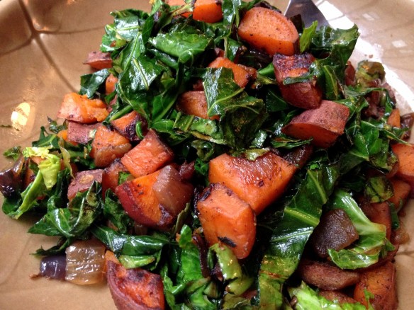 Sweet Potato Collard Hash