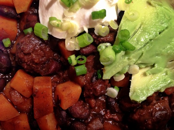 Black Bean and Sweet Potato Chili