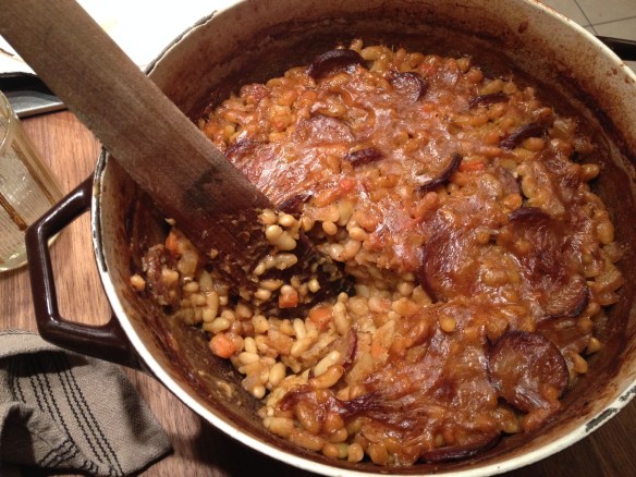 Flageolet with Kielbasa