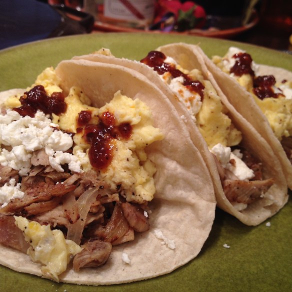 Pork Breakfast Tacos