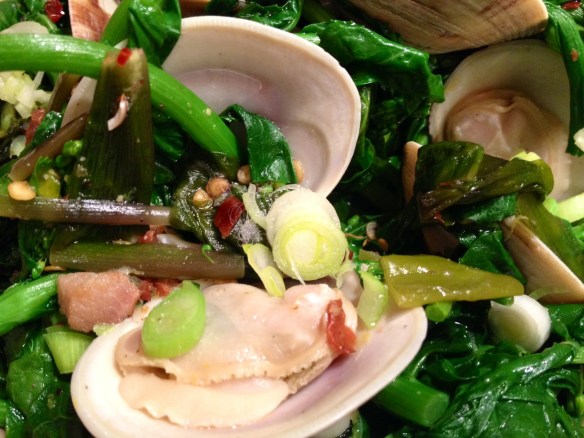 Clams and Broccoli Rabe