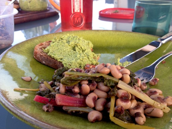 Swiss Chard and Black-Eyed Pea Salad