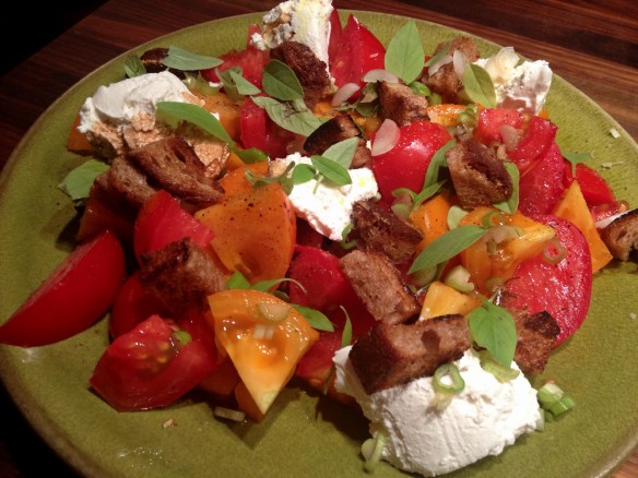 Tomato Bread Ricotta Salad