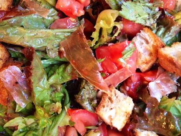 Red Leaf Lettuce with Tomato Vinaigrette