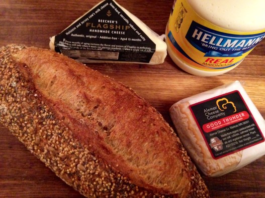 Grilled Cheese Ingredients